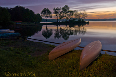 Canoes at Sunrise